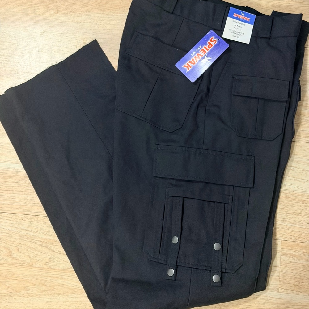 SPIEWAK POLY Men's Black Cargo Pants